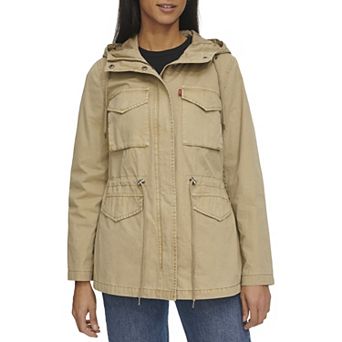 Women's Levi's® Lightweight Hooded Anorak Military Jacket