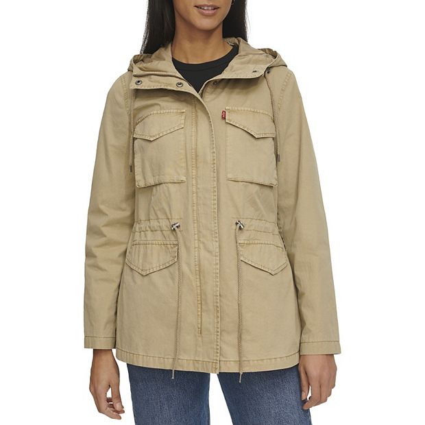 Women's Levi's® Lightweight Hooded Anorak Military Jacket