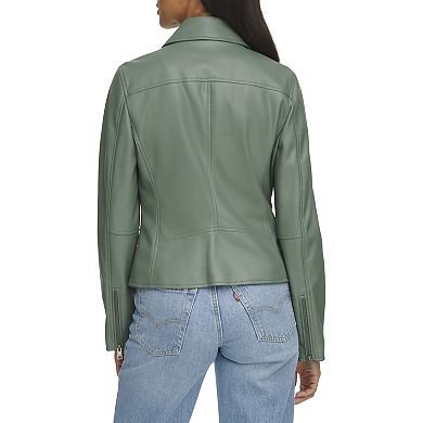 Women's Levi's® Faux-Leather Jacket with Laydown Collar