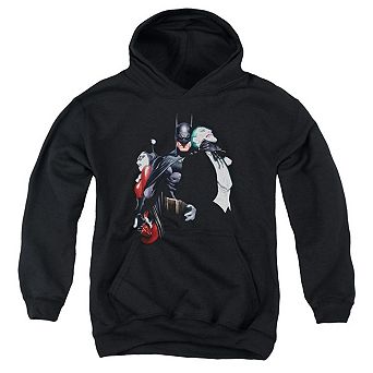 Batman Joker Harley Choke Youth Pull Over Hoodie