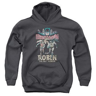 Batman Classic Tv Classic Duo Youth Pull Over Hoodie