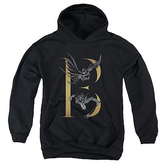 Batman B Youth Pull Over Hoodie