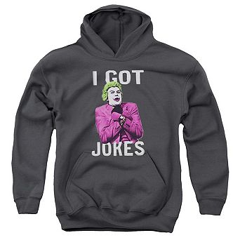Batman Classic Tv Got Jokes Youth Pull Over Hoodie