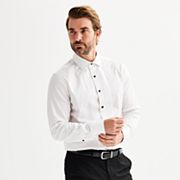 kohls apt 9 dress shirt Men's Apt. 9 Slim-Fit Performance Wrinkle Resistant Dress Shirt