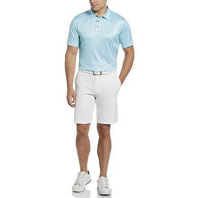 Men's Grand Slam Allover Mini Palm Print Golf Polo
