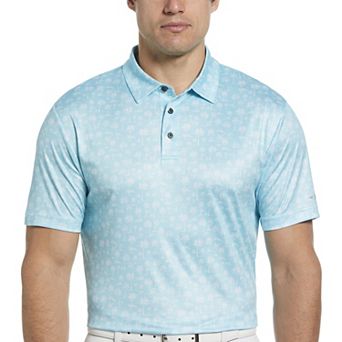 Men's Grand Slam Allover Mini Palm Print Golf Polo