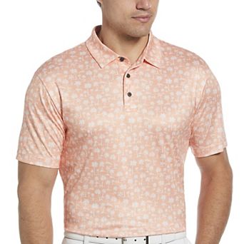 Men's Grand Slam Allover Mini Palm Print Golf Polo