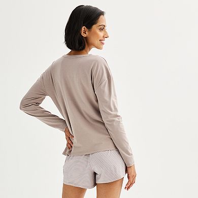 Women's Sonoma Goods For Life® Long Sleeve Sleep Tee
