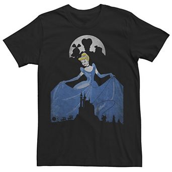 Disney's Cinderella Juniors' Blue Dress Poster Boyfriend Graphic Tee
