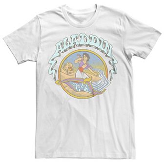 Disney's Aladdin Juniors' Flying Carpet Surfing Boyfriend Graphic Tee