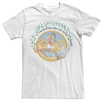 Disney's Aladdin Juniors' Flying Carpet Surfing Boyfriend Graphic Tee