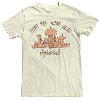 Disney's Aladdin Juniors' Agrabah Postcard Boyfriend Graphic Tee