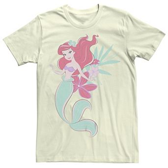 Disney's The Little Mermaid Juniors' Artsy Design Boyfriend Graphic Tee