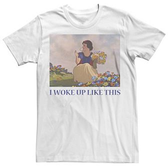 Disney's Snow White and The Seven Dwarfs Juniors' I Woke Up Like This Boyfriend Graphic Tee
