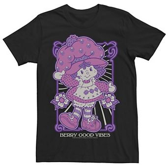 Juniors' Strawberry Shortcake Berry Good Vibes Boyfriend Graphic Tee