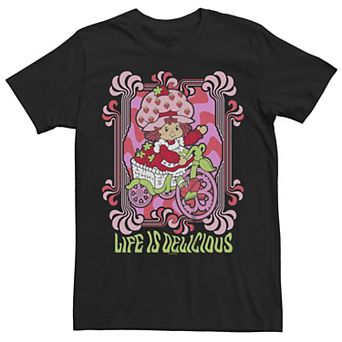 Juniors' Strawberry Shortcake Life Is Delicious Ride Boyfriend Graphic Tee