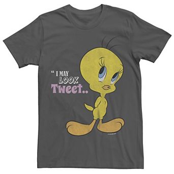 Juniors' Looney Tunes I May Look Tweet Boyfriend Graphic Tee