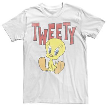 Juniors' Looney Tunes Tweety Cute Portrait Boyfriend Graphic Tee