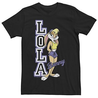Juniors' Looney Tunes Lola Bunny Varsity Style Boyfriend Graphic Tee