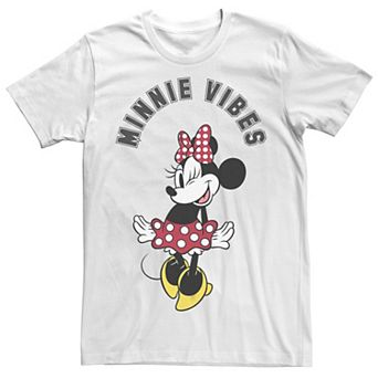 Disney's Minnie Mouse Juniors' Vibes Boyfriend Graphic Tee