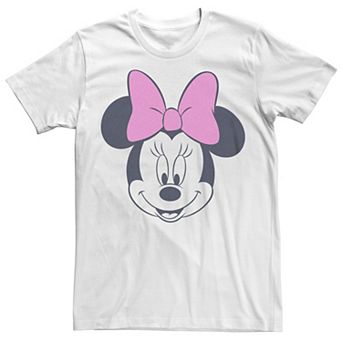 Disney's Minnie Mouse Juniors' Pink Bow Boyfriend Graphic Tee