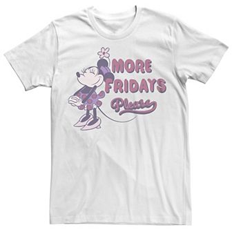 Disney's Minnie Mouse Juniors' More Fridays Please Boyfriend Graphic Tee