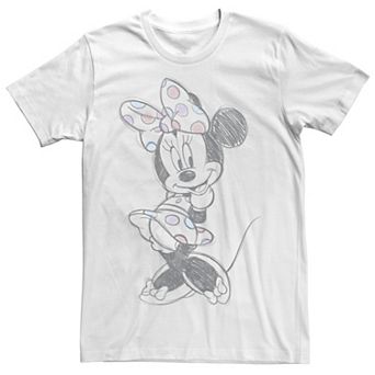 Disney's Minnie Mouse Juniors' Smiley Sketch Boyfriend Graphic Tee