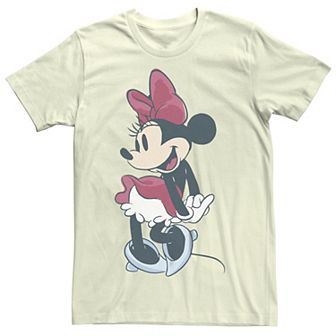 Disney's Minnie Mouse Juniors' Red Ensemble Boyfriend Graphic Tee
