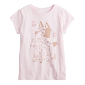 Girls 7-16 Bluey Enjoying Spring Graphic Tee