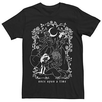Disney Princesses Juniors' Night Group Boyfriend Graphic Tee