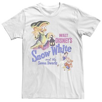 Disney's Snow White and The Seven Dwarfs Juniors' Vintage Poster Boyfriend Graphic Tee