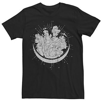 Disney Princesses Juniors' Celestial At Night Boyfriend Graphic Tee