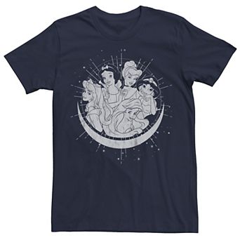 Disney Princesses Juniors' Celestial At Night Boyfriend Graphic Tee
