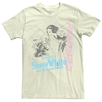Disney's Snow White and The Seven Dwarfs Juniors' Dopey Kiss Poster Boyfriend Graphic Tee