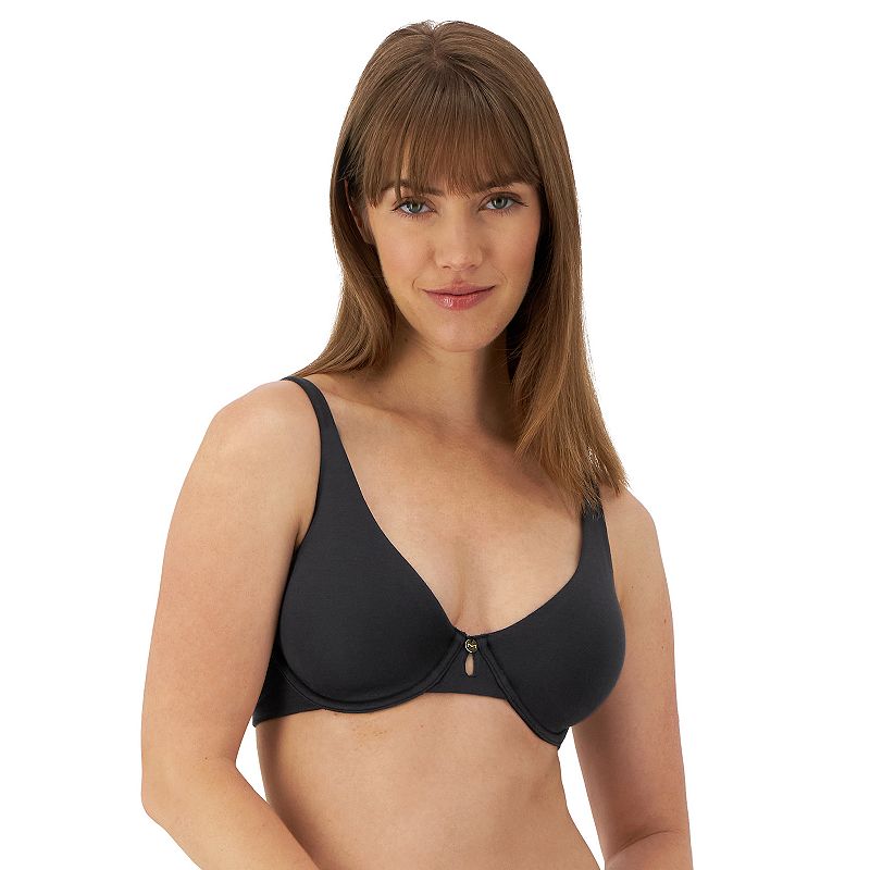 Maidenform Everyday Luxe Full Coverage Underwire Bra with Convertible Straps DM2401, Women's, Size: 34 D, Black
