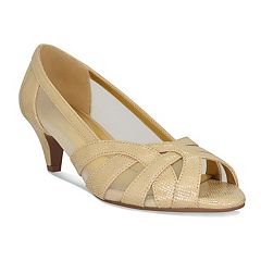 Women s Gold Heels Pumps Kohl s