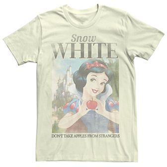 Disney's Snow White and The Seven Dwarfs Juniors' Don't Take Apples From Strangers Boyfriend Graphic Tee