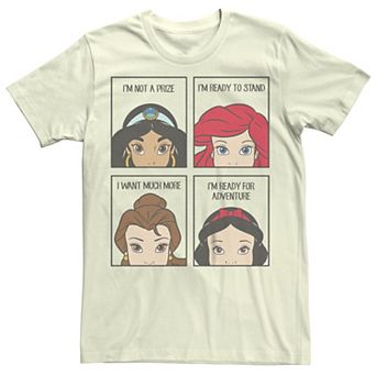 Disney Princesses Juniors' Empowerment Boyfriend Graphic Tee
