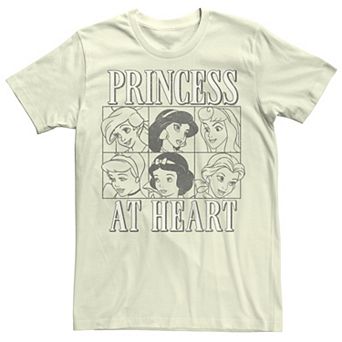 Disney Princesses Juniors' Princess At Heart Boyfriend Graphic Tee