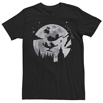 Disney's Peter Pan Juniors' Full Moon Flight Boyfriend Graphic Tee