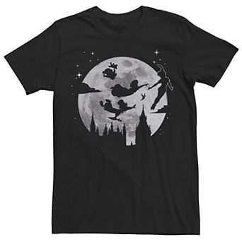 Disney's Peter Pan Juniors' Full Moon Flight Boyfriend Graphic Tee
