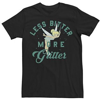 Disney's Tinker Bell Juniors' Less Bitter More Glitter Boyfriend Graphic Tee