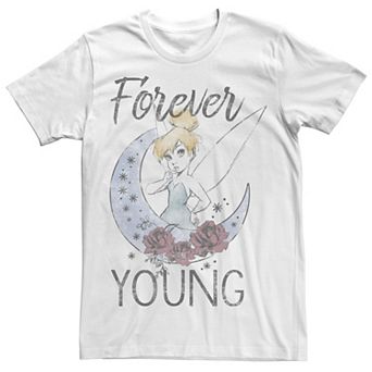Disney's Tinker Bell Juniors' Forever Young Boyfriend Graphic Tee