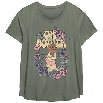 Disney's Winnie The Pooh Oh, Bother Flower Frame Plus Graphic Tee