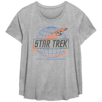 Plus Size Star Trek Classic Flight Logo Graphic Tee