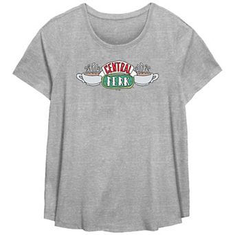 Plus Size Friends Central Perk Café Logo Graphic Tee