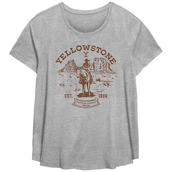 Plus Size Yellowstone Est. 1886 Graphic Tee