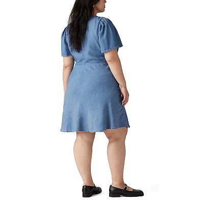 knee length dresses for ladies Lyara Blue Lace Halter Mini Dress main image 0