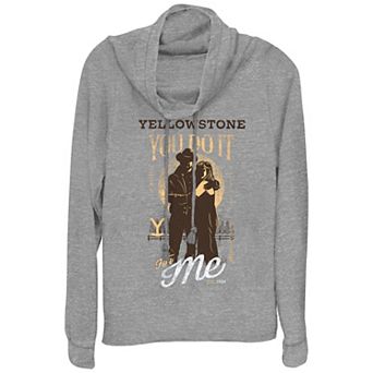 Women's Yellowstone You Do It For Me Cowlneck Graphic Lightweight Long Sleeve