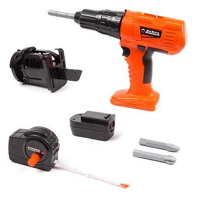 World Tech Toys Workshop 21 pc Power Drill Storage Case Playset